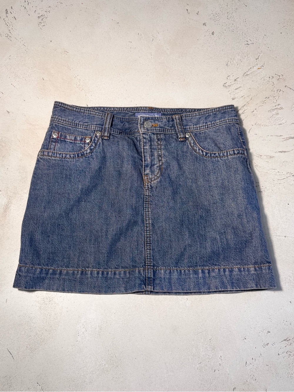 Vintage Canyon River Blues Denim Mini Skirt